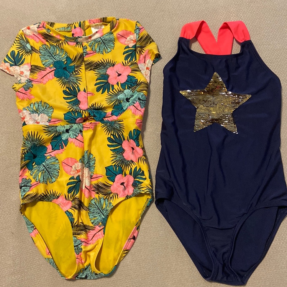 Bathing suits girls size 7/8